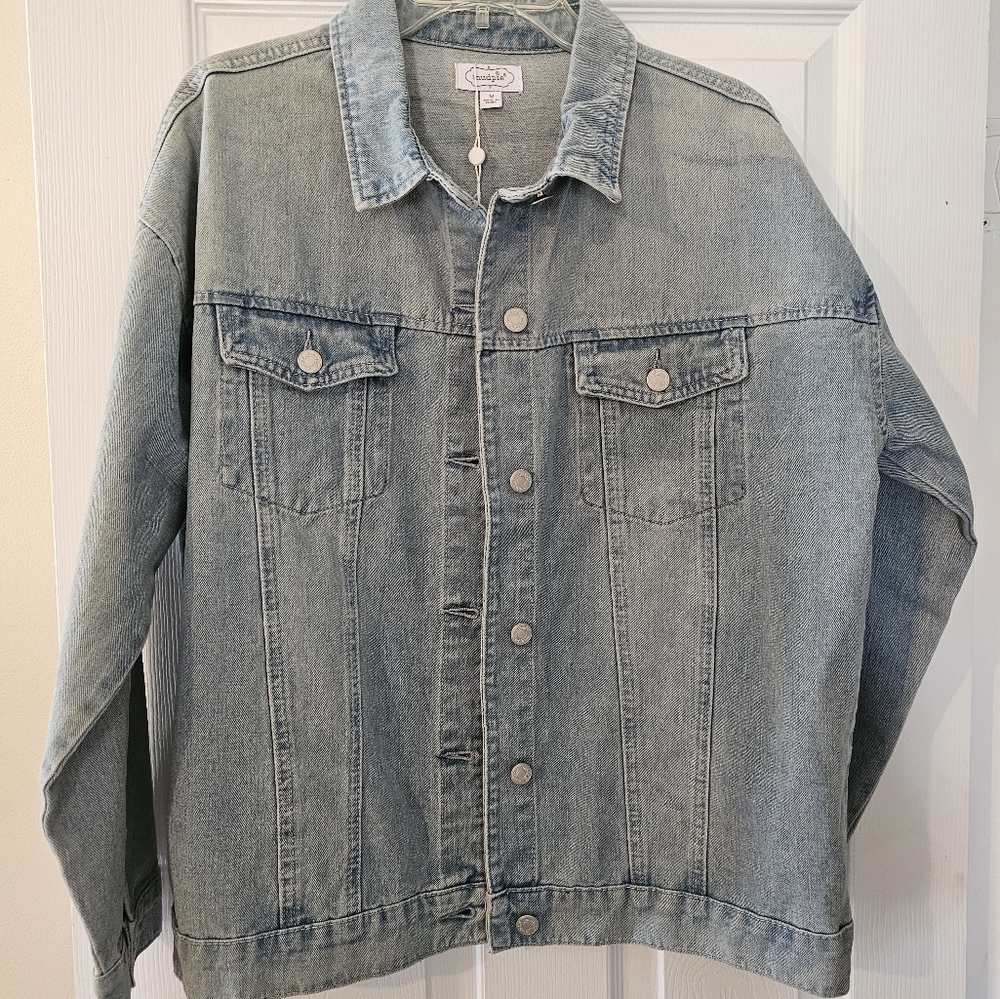 NWT Mud Pie Blue Jean Jacket